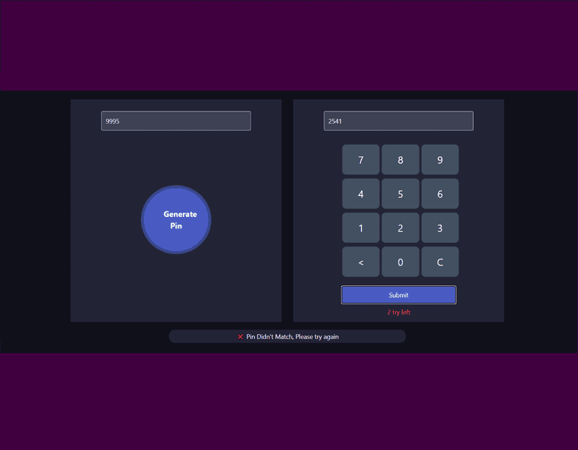 Pin Generator & Matcher